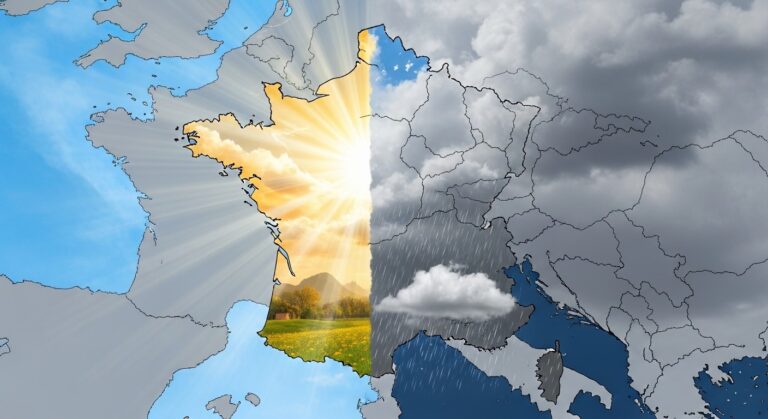 Météo Week-end : Soleil au Nord, Pluies au Sud
