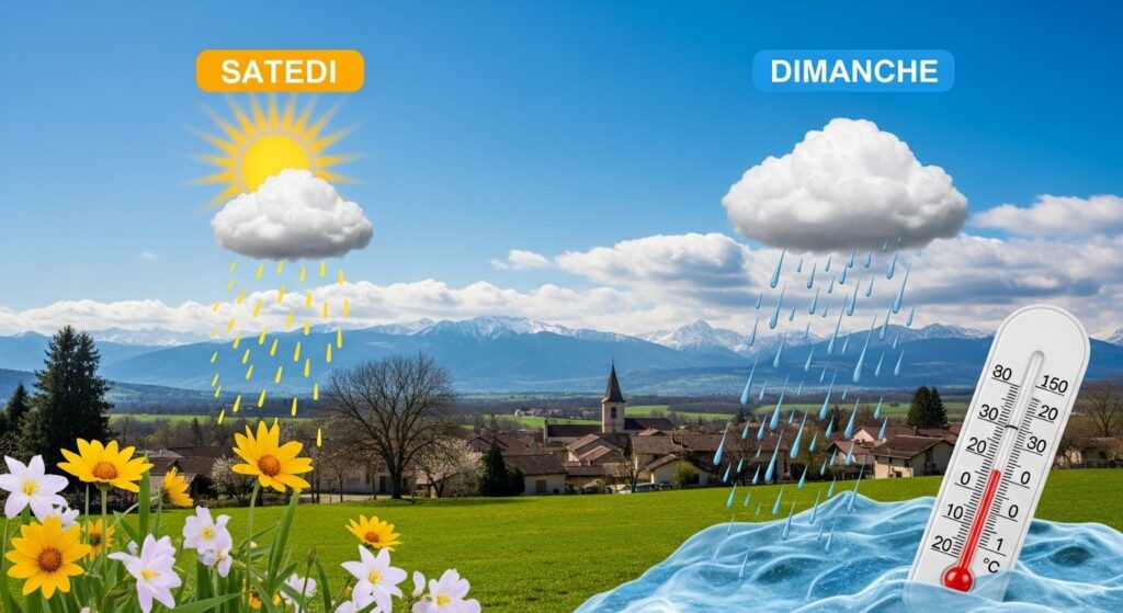 Météo Week-end : Soleil Doux Samedi puis Averses Dimanche Sud-Est