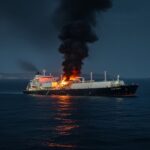 Méthanier Russe Attaqué Dérive Méditerranée