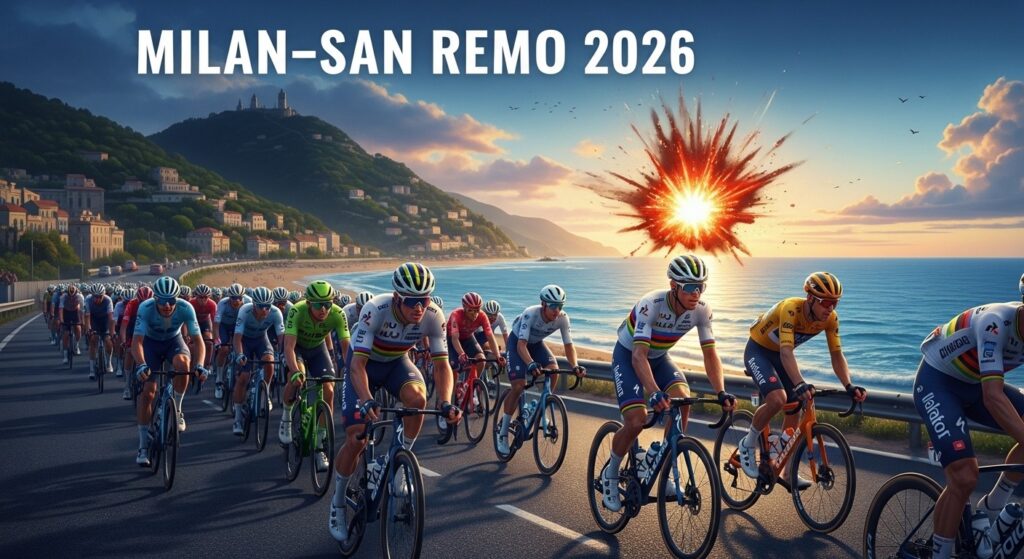 Milan-San Remo 2026 : Horaire et Chaîne TV pour le Premier Monument Cycliste