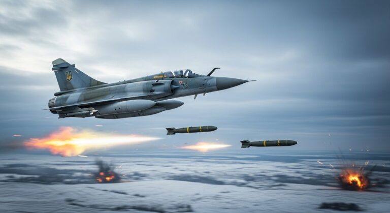 Mirage 2000 en Ukraine : Première Frappe sur Positions Russes