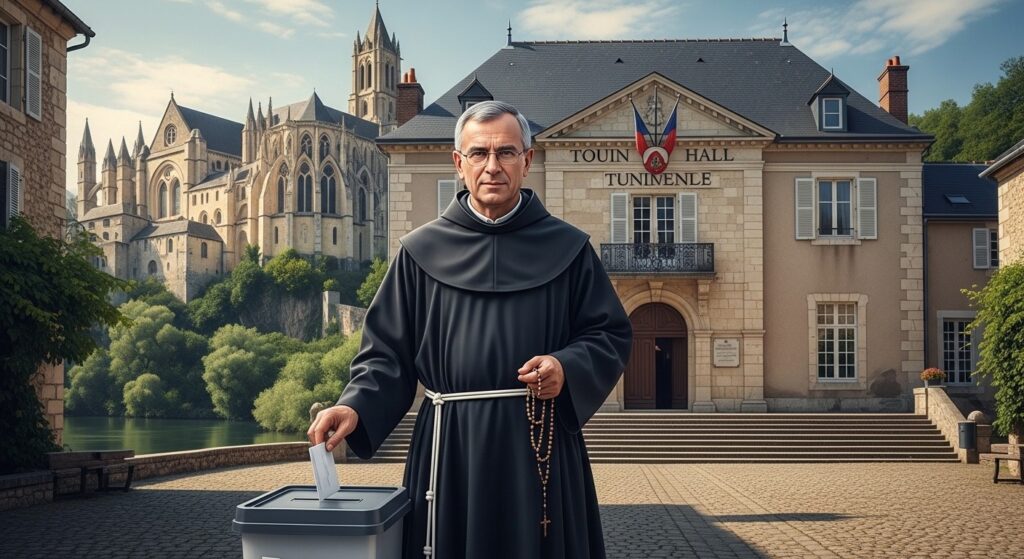 Moine et Candidat Municipal : L&rsquo;Histoire Insolite de Solesmes