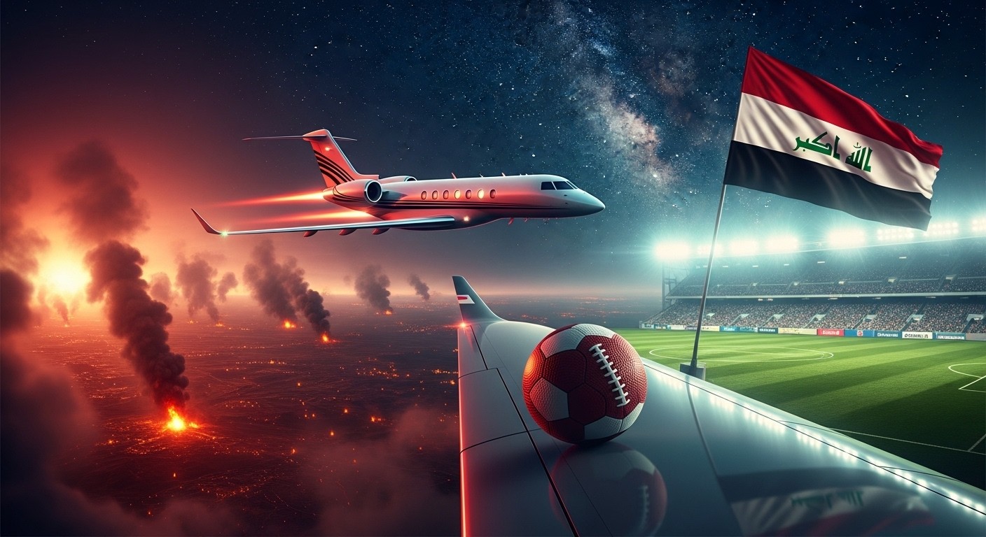 Découvrez comment l'équipe d'Irak surmonte guerre et restrictions aériennes pour disputer son barrage qualificatif au Mondial 2026 au Mexique. Un exploit logistique qui pourrait changer son destin footballistique !