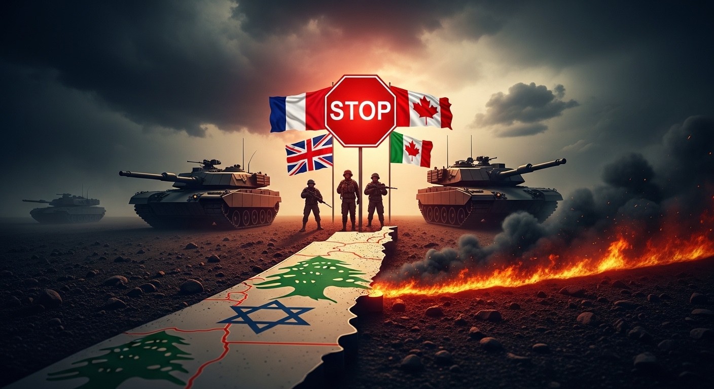 Cinq grandes puissances occidentales appellent à éviter une offensive terrestre massive d'Israël au Liban. Conséquences humanitaires, risques d'escalade et situation actuelle expliquées.