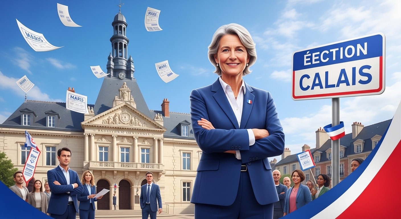 Découvrez pourquoi Natacha Bouchart domine les sondages pour les municipales 2026 à Calais avec 56% d'intentions de vote. Victoire dès le premier tour en vue face au RN ? Analyse complète.