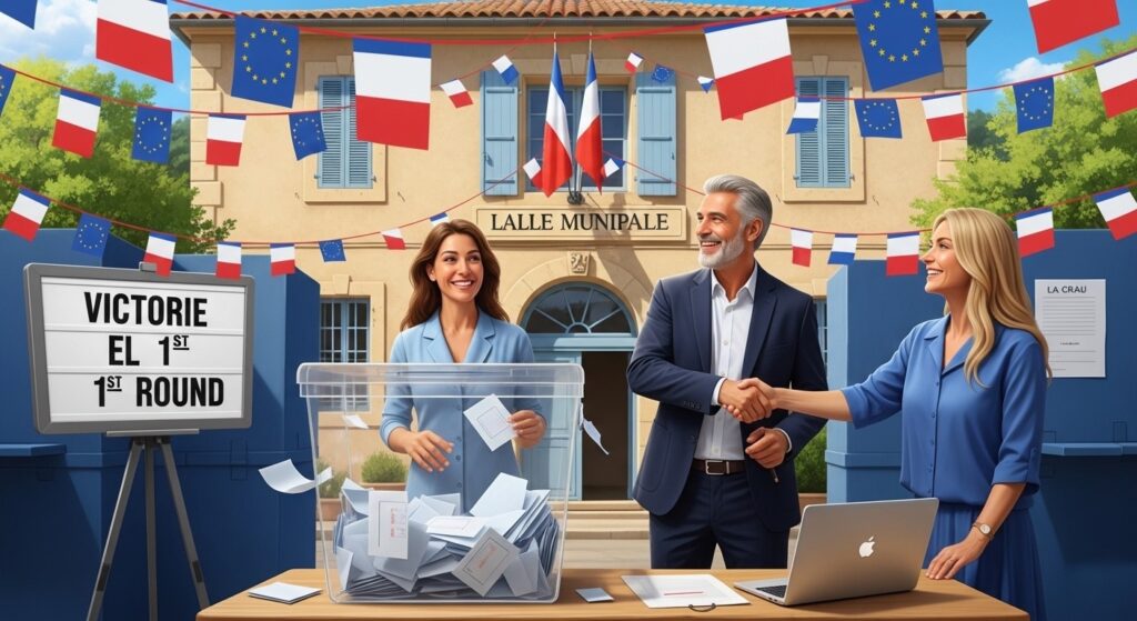 Municipales 2026 à La Crau : Victoire Écrasante au 1er Tour