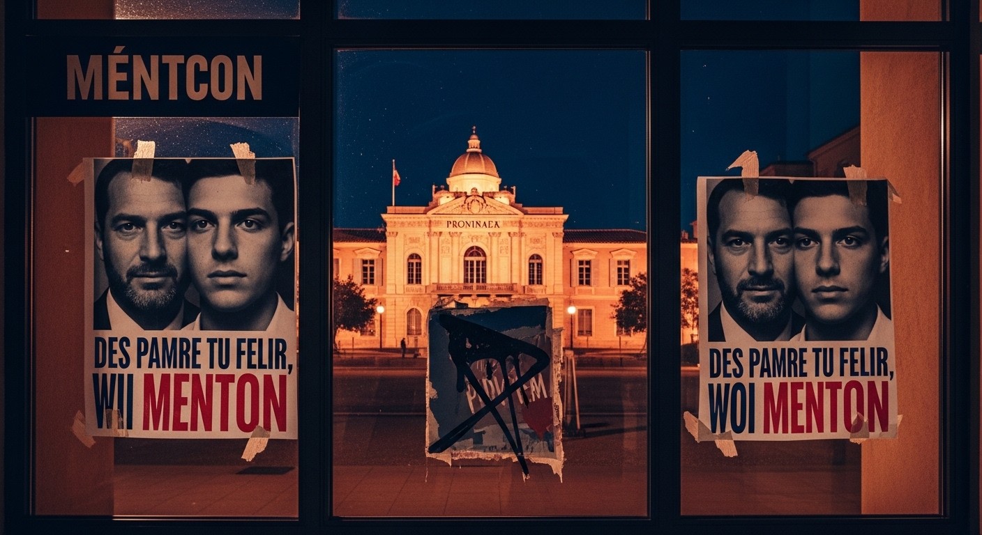 Découvrez les actes de vandalisme répétés sur la permanence de Louis Sarkozy à Menton pour les municipales 2026, avec slogans provocateurs et tensions électorales croissantes. Un climat tendu avant le scrutin.