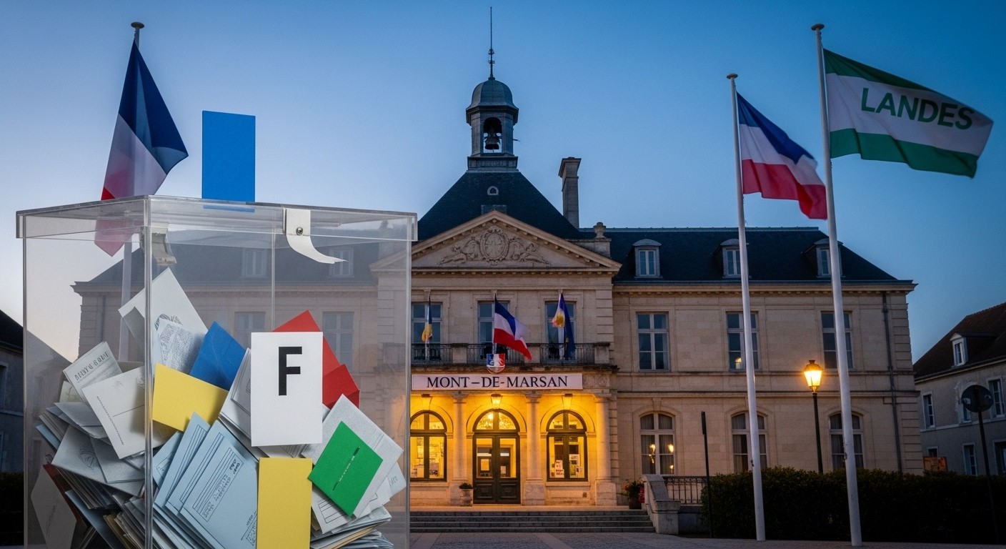 Découvrez les scores détaillés du 1er tour des municipales 2026 à Mont-de-Marsan : participation en hausse, quadrangulaire ouverte et enjeux pour le second tour le 22 mars.