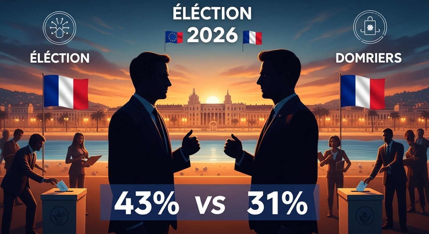 Découvrez les résultats choc des municipales 2026 à Nice : Éric Ciotti largement en tête devant Christian Estrosi au 1er tour. Analyse du duel fratricide et enjeux du second tour.
