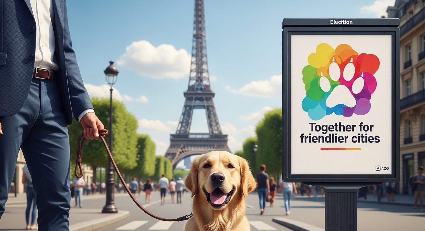 À Paris, avec 100 000 chiens, les candidats à la mairie rivalisent de promesses pour séduire les propriétaires. Parcs ouverts, caniparcs modernes, liberté en laisse : découvrez pourquoi nos amis à quatre pattes pourraient bien faire basculer le scrutin.