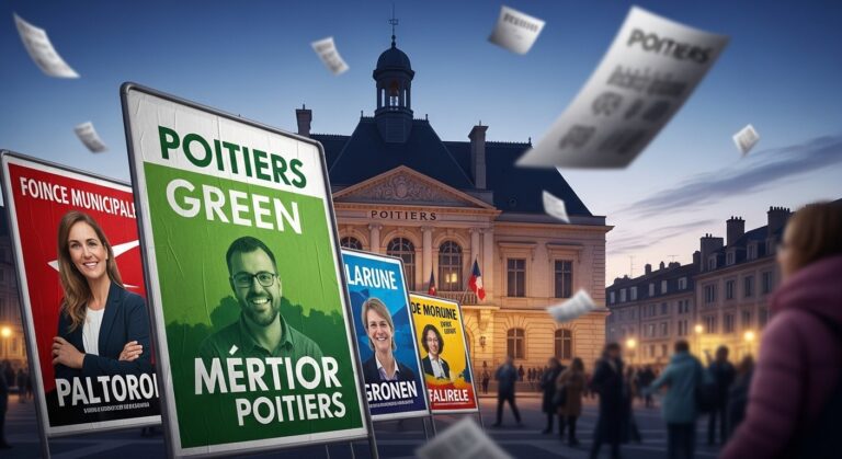 Municipales 2026 à Poitiers : la maire écologiste en tête selon sondage
