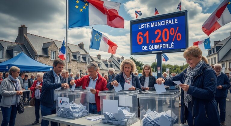 Municipales 2026 à Quimperlé : Résultats Premier Tour