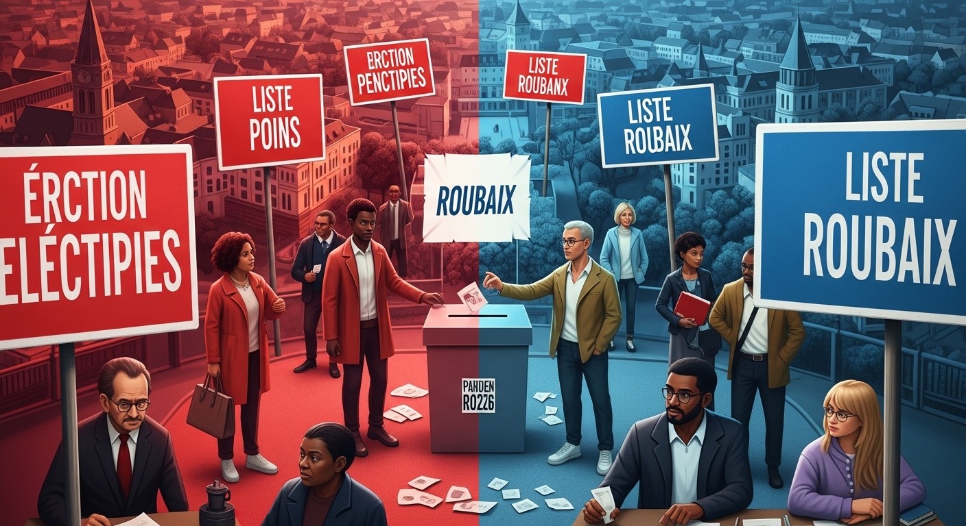 Découvrez les 6 listes officielles pour les municipales 2026 à Roubaix : têtes de liste, profils, enjeux majeurs et ce qui pourrait décider du scrutin le 15 mars.