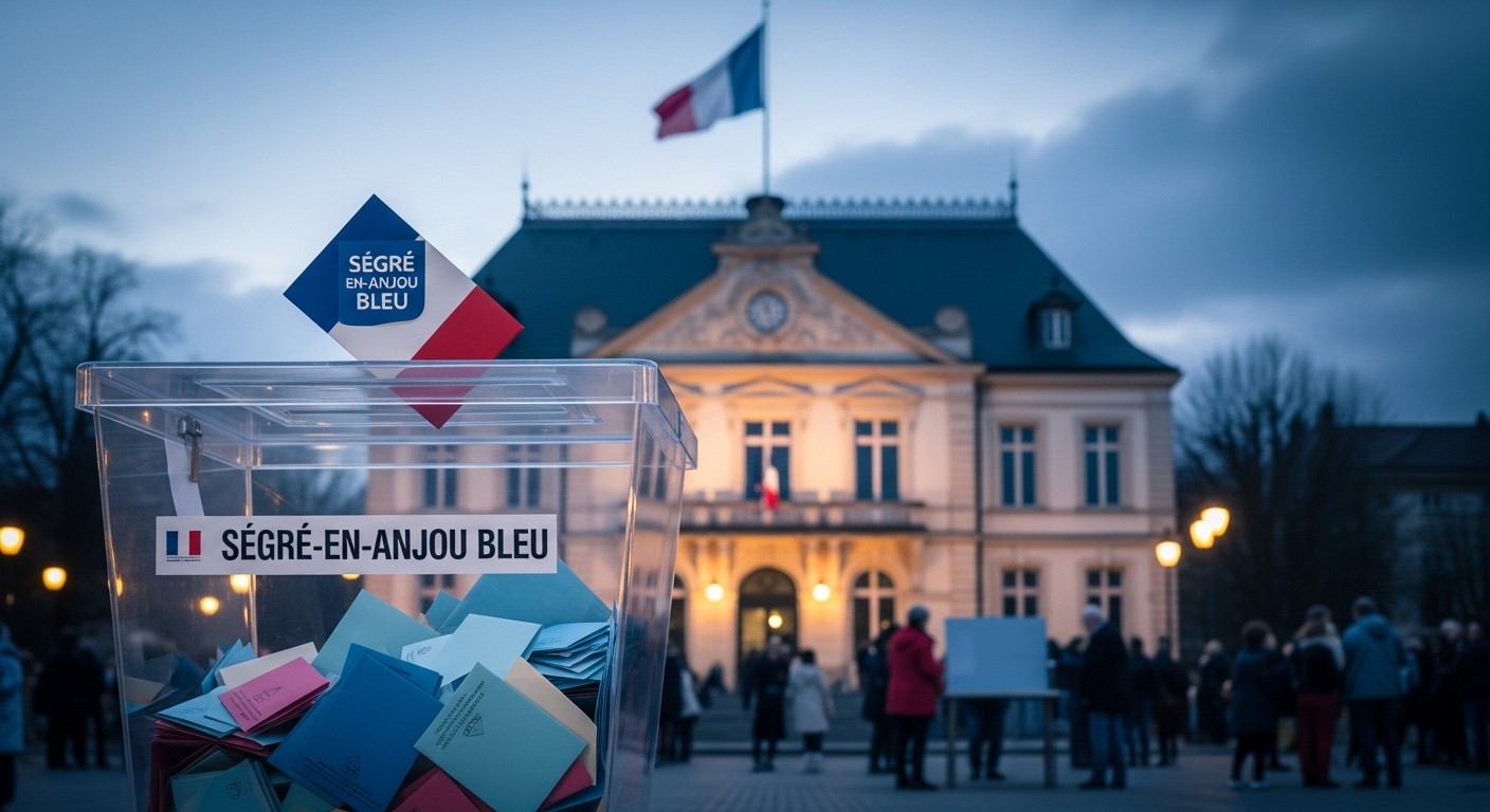 Découvrez les résultats détaillés des municipales 2026 à Segré-en-Anjou Bleu : Geneviève Coquereau réélue dès le premier tour avec 52,31 %, participation en hausse et entrée de l'extrême droite au conseil. Analyse complète.