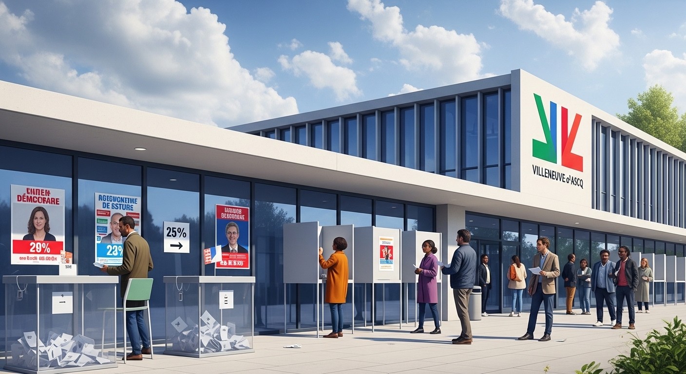 Découvrez les scores détaillés du 1er tour des municipales 2026 à Villeneuve-d'Ascq : participation en hausse, qualifiés pour le second tour et comparaison avec 2020. Une soirée électorale riche en enseignements !