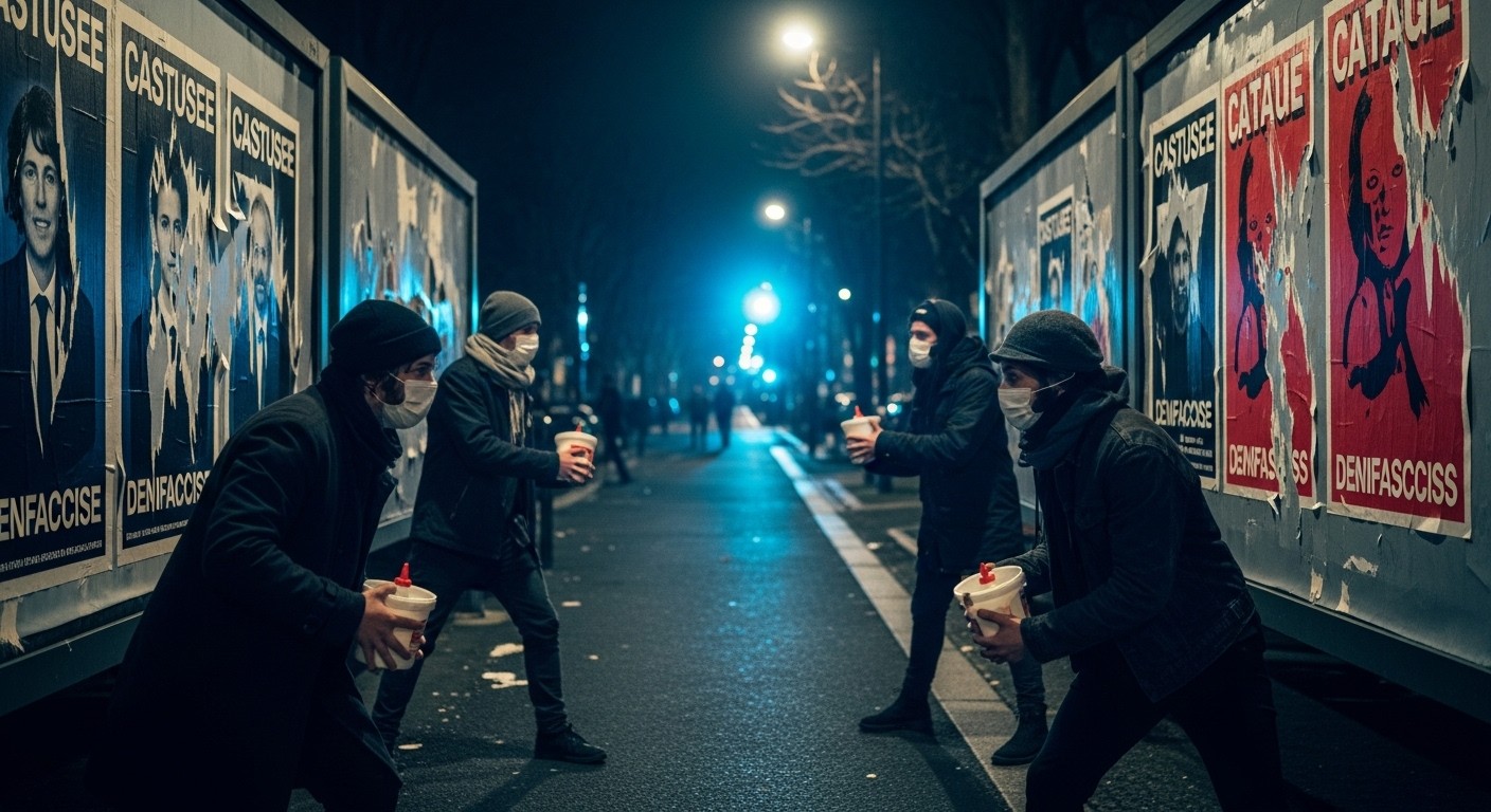 À quelques jours des municipales 2026, un collage antifasciste dégénère au Blanc-Mesnil : trois militants interpellés après une confrontation. Plongée dans une campagne sous haute tension en Seine-Saint-Denis.