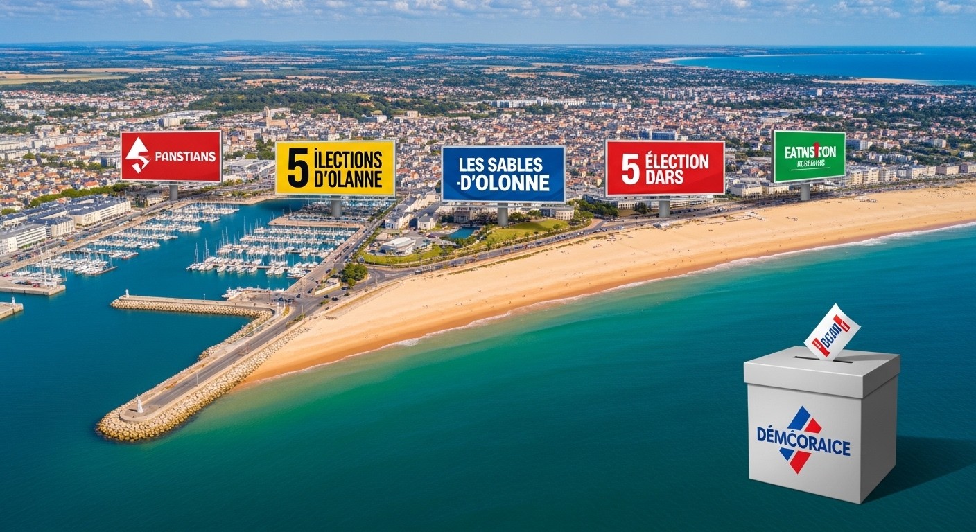 Découvrez les 5 listes officielles pour les municipales 2026 aux Sables-d'Olonne : têtes de liste, enjeux clés et mode de scrutin. Qui va succéder au maire sortant ?