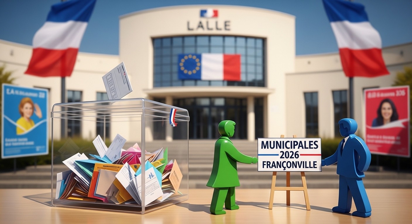 Découvrez les listes officielles des candidats aux municipales 2026 à Franconville. Deux équipes s'affrontent : divers droite et union écolo-solidaire. Analyse, enjeux et mode de scrutin.