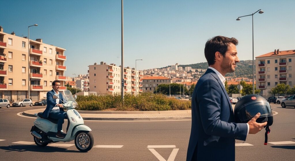 Municipales 2026 Marseille : Delogu Sans Casque Scooter