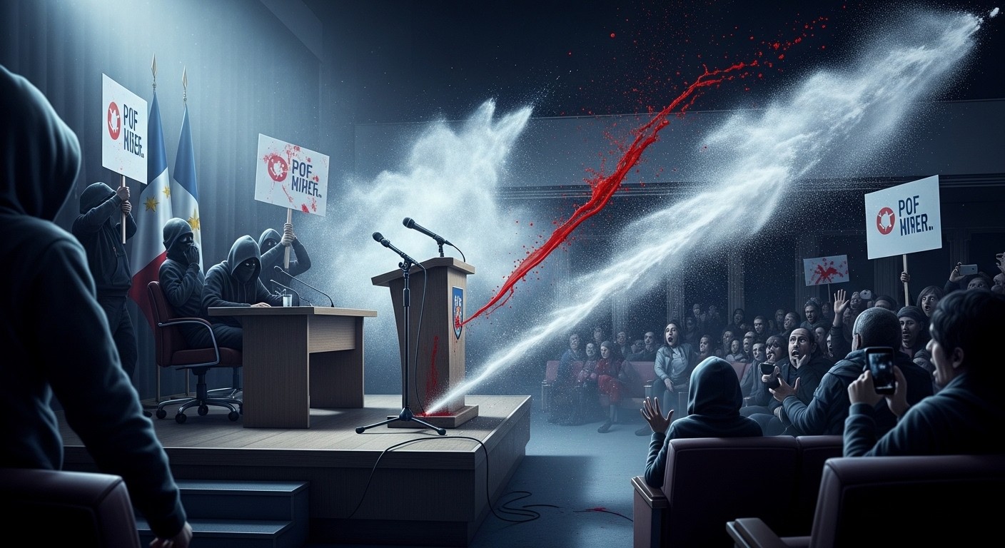 À Faches-Thumesnil, un meeting du maire LFI a été interrompu par des militants d'extrême droite cagoulés jetant projectiles et slogans vengeurs. Quatre interpellations, tensions avant le scrutin.