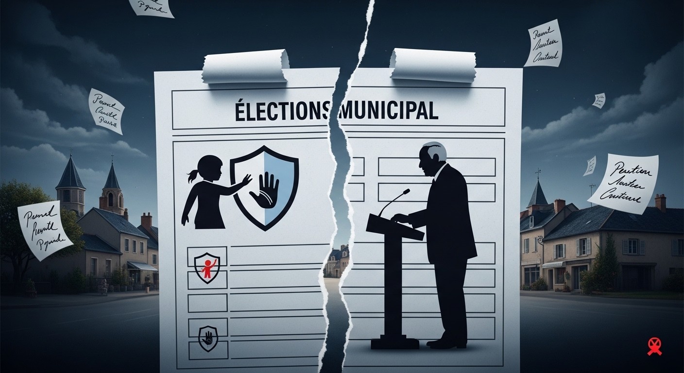 À deux semaines des municipales 2026, une pétition dépasse les 15 000 signatures pour exiger le retrait d’un ancien ministre candidat. Exemplarité des élus et violences faites aux enfants au cœur du débat. Décryptage complet.