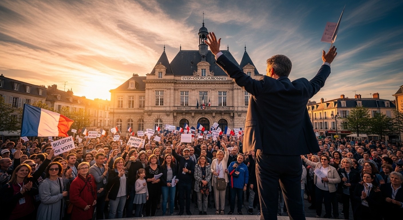 Découvrez comment Stéphane Beaudet a été réélu maire d'Évry-Courcouronnes dès le premier tour avec 57,21 % des voix. Une victoire nette face à LFI et les écologistes dans une ville qui pouvait basculer.