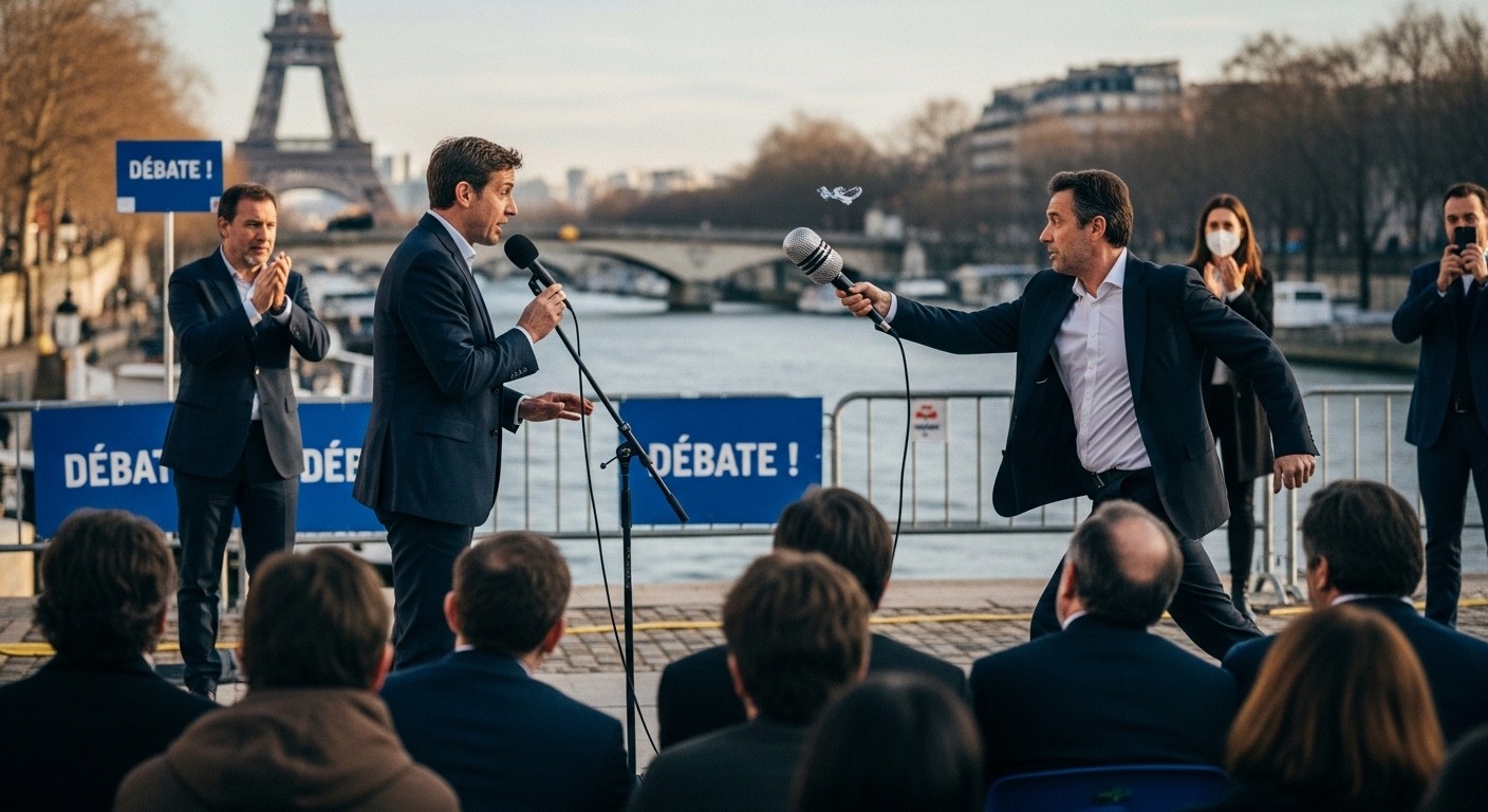 À une semaine du premier tour, Pierre-Yves Bournazel fait irruption au meeting d'Emmanuel Grégoire pour dénoncer l'absence de vrais débats. Une campagne parisienne sous tension où la démocratie semble mise à l'épreuve.