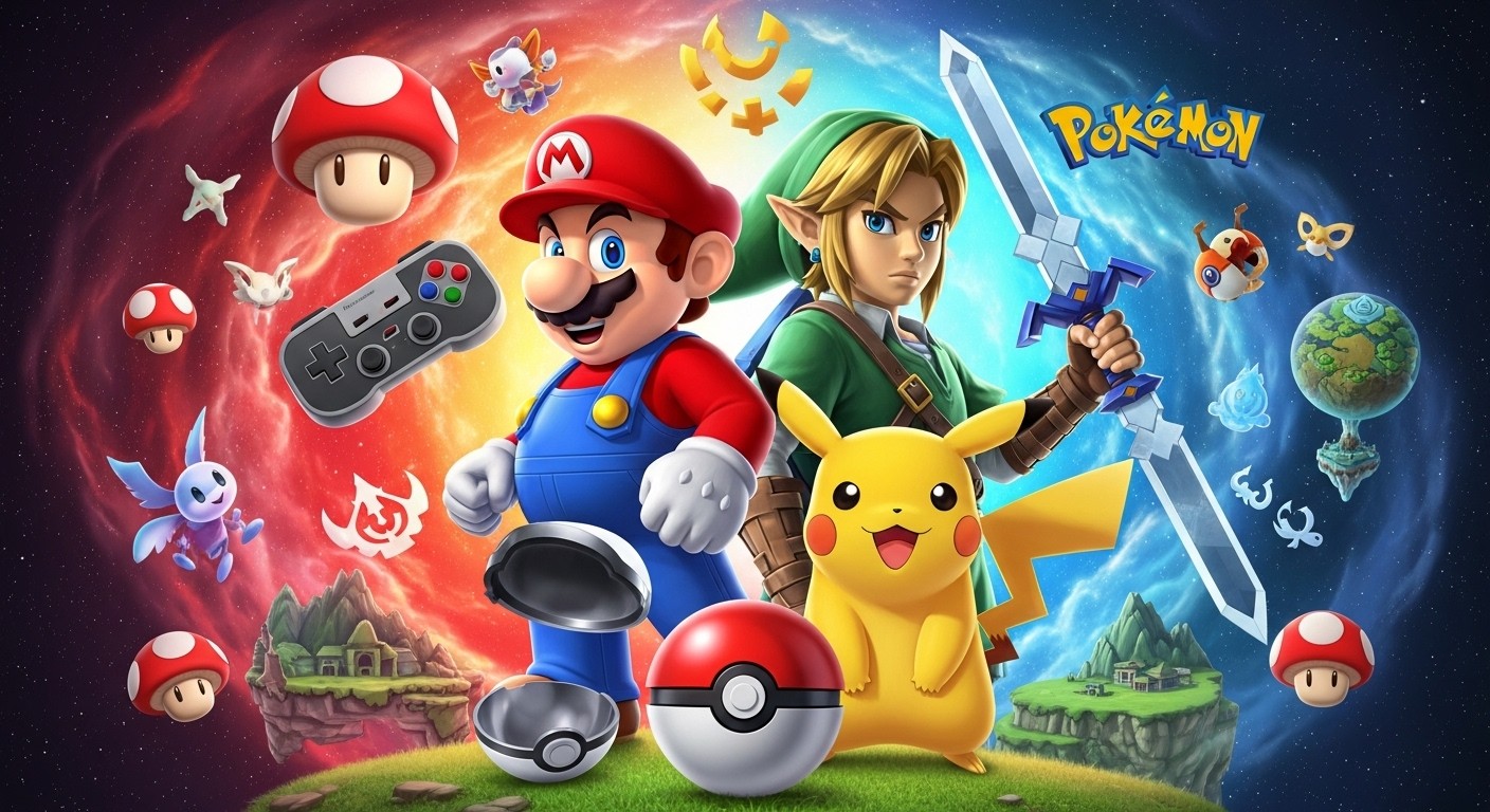 Découvrez comment Nintendo a transformé Mario, Zelda et Pokémon en phénomènes éternels qui captivent des générations entières. Secrets de longévité et impact culturel décryptés.