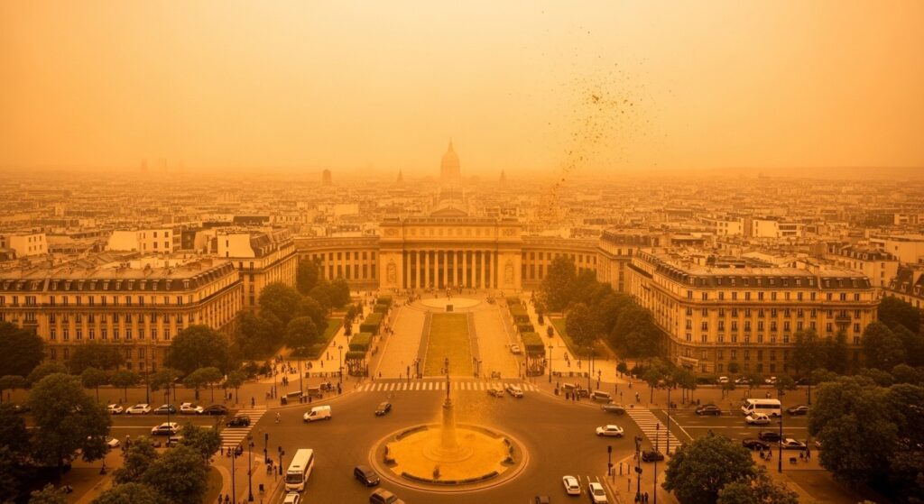 Nuage de Sable du Sahara : Pollution de l&rsquo;Air ce Week-end en France