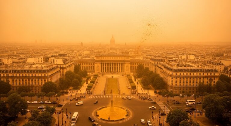 Nuage de Sable du Sahara : Pollution de l&rsquo;Air ce Week-end en France