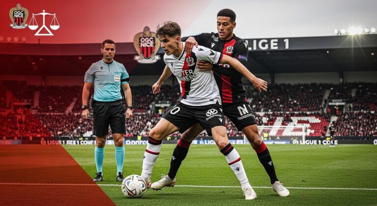 OGC Nice Dénonce l&rsquo;Incohérence Arbitrale en Ligue 1