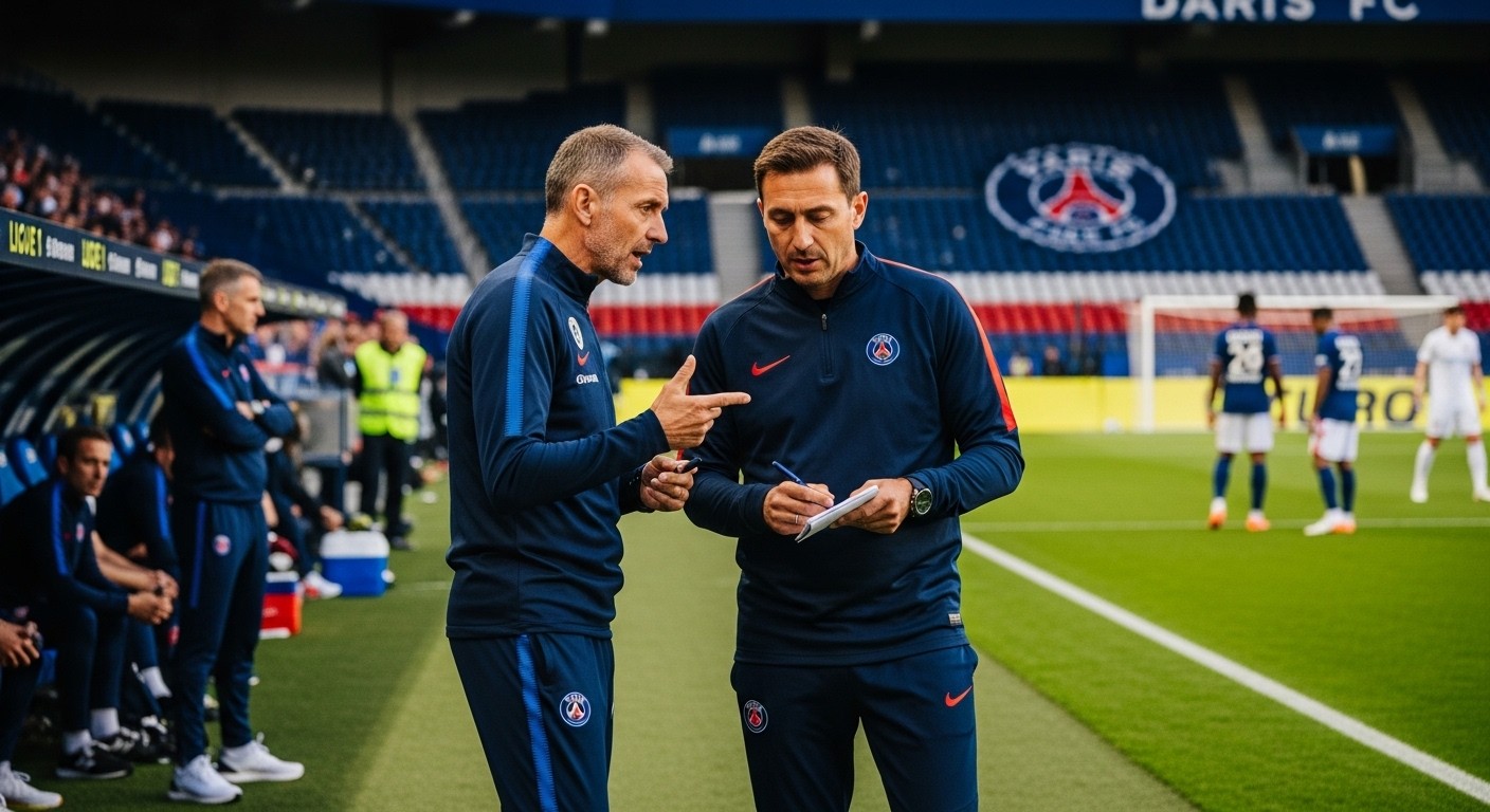 Découvrez comment Olivier Echouafni, ex-entraîneur du PSG féminin et des Bleues, devient l'adjoint idéal de Kombouaré au Paris FC en Ligue 1. Un duo gagnant pour stabiliser le club ?