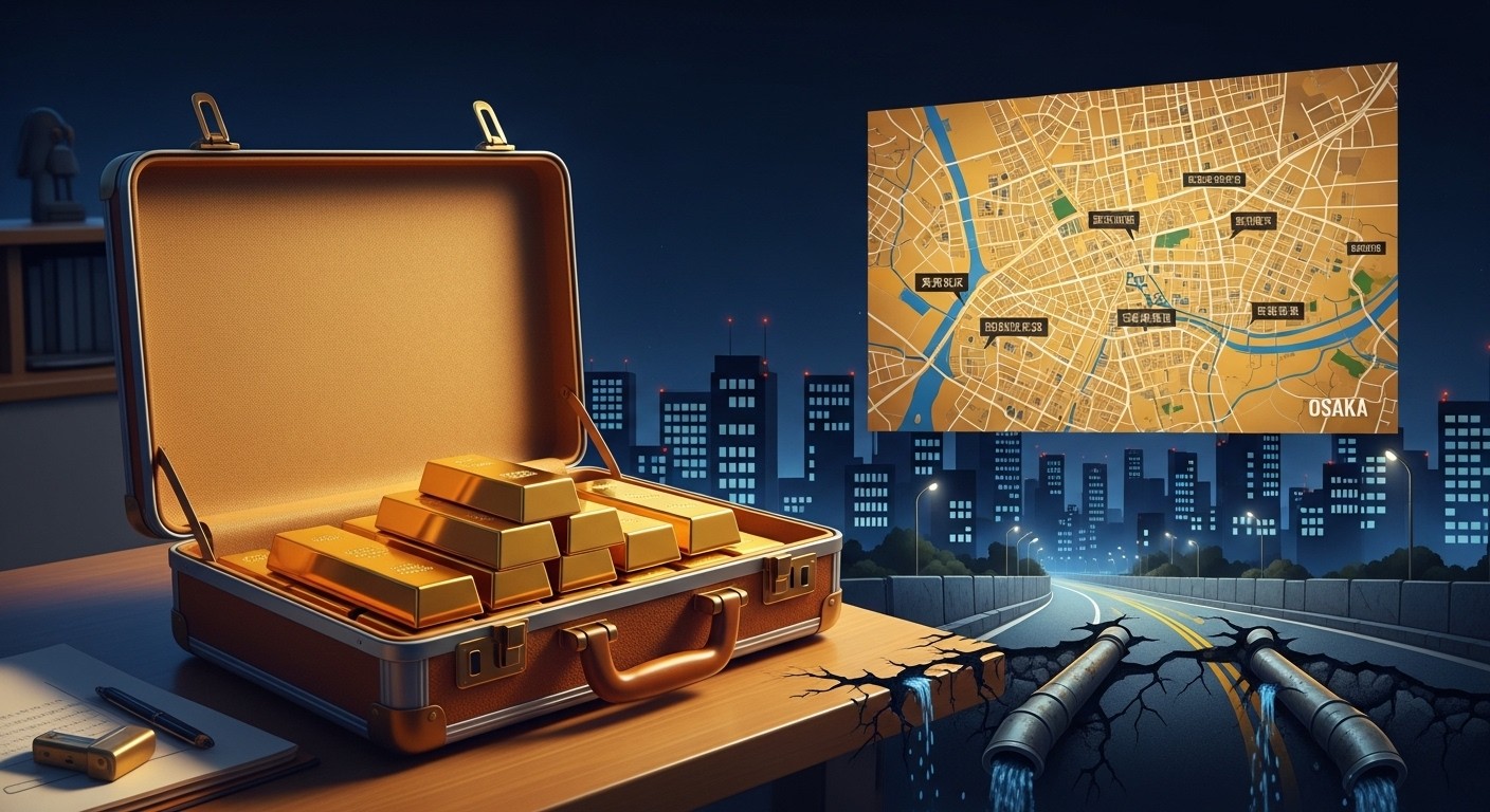 Découvrez l'histoire incroyable d'un donateur anonyme qui offre 21 kg d'or à Osaka pour rénover ses vieilles canalisations. Un geste généreux qui interpelle sur l'état des infrastructures japonaises !
