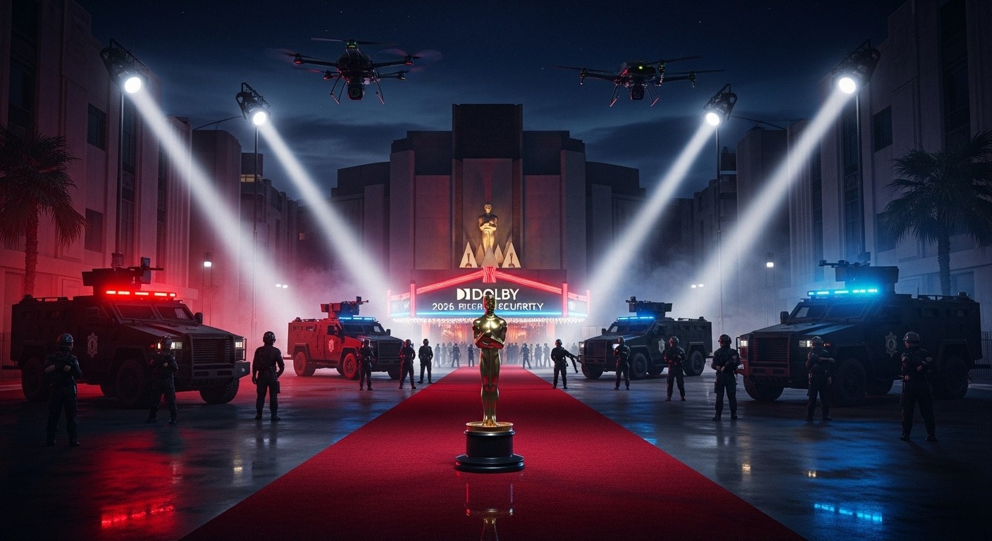 Découvrez le dispositif de sécurité exceptionnel mis en place pour les Oscars 2026 au Dolby Theatre après des alertes sur des attaques potentielles par drones en Californie. Une cérémonie sous haute tension.