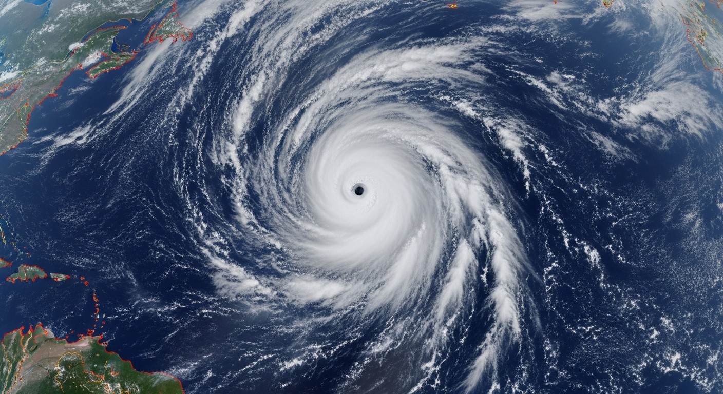 Ouragan Melissa reclassé avec vents 305 km/h et rafale record 406 km/h en Atlantique. Découvrez pourquoi cette tempête 2025 égale les plus puissants de l'histoire.
