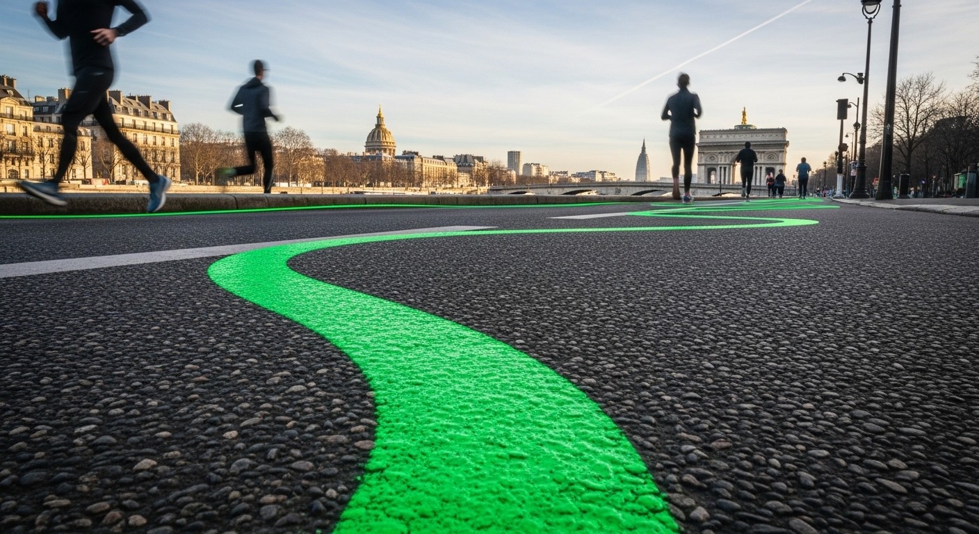 Découvrez pourquoi une ligne verte apparaît soudainement sur les chaussées parisiennes avant le semi-marathon. Guide du parcours, astuces et anecdotes surprenantes pour tout comprendre !