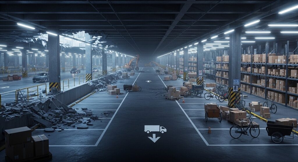 Paris : Les Parkings Souterrains Perdus de Places Aussi