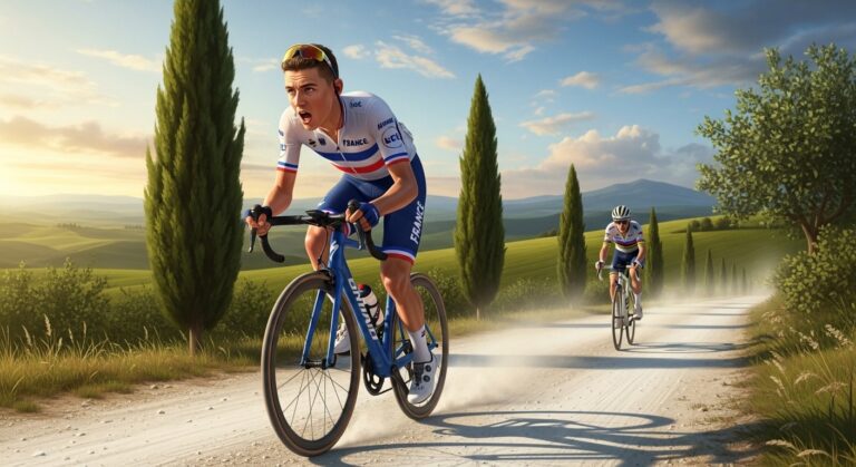 Paul Seixas Deuxième Strade Bianche : L&rsquo;Élu du Cyclisme Français