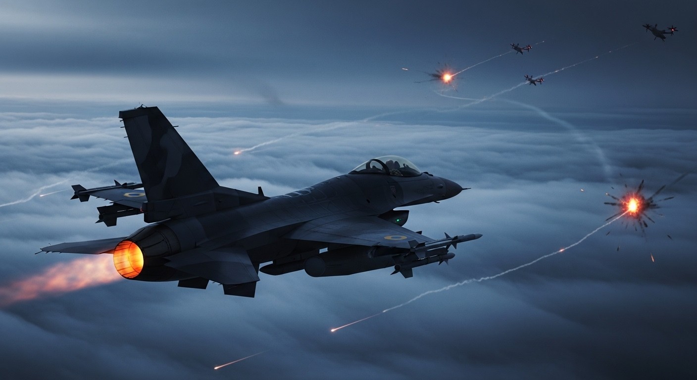 Découvrez comment une pénurie critique de missiles AIM-9 Sidewinder a paralysé les F-16 ukrainiens fin 2025, forçant les pilotes à improviser face aux drones russes. Une vulnérabilité qui interroge l'aide occidentale.