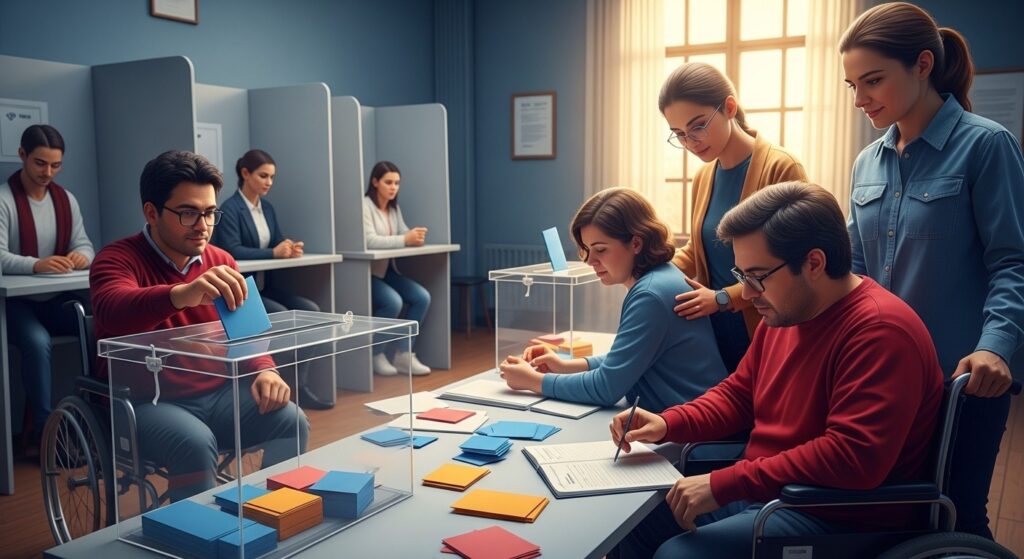 Personnes Handicapées Apprennent à Voter Avant Municipales 2026