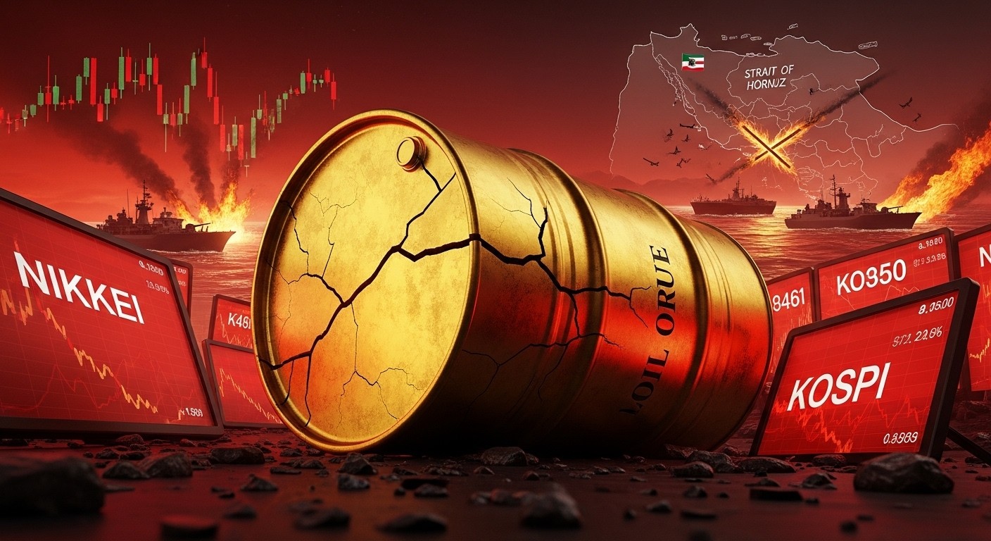 Avec le baril Brent qui dépasse les 100 dollars à cause des tensions au Moyen-Orient et du blocage du détroit d'Ormuz, les marchés actions asiatiques plongent. Découvrez pourquoi le pétrole dicte encore le ton en 2026 et les conséquences pour l'économie mondiale.