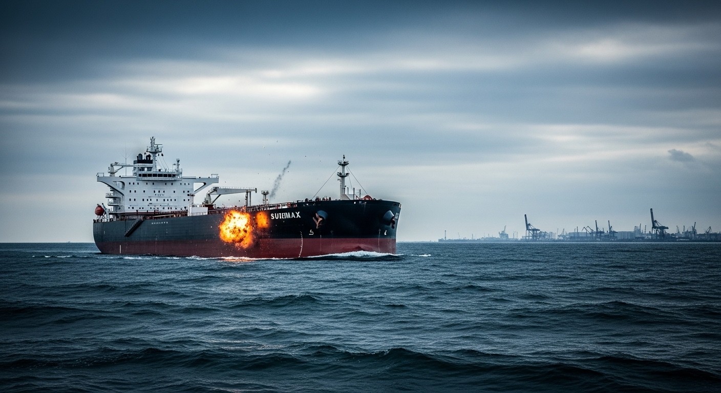 Un pétrolier grec a été frappé par un engin indéterminé près du port russe de Novorossiïsk. Découvrez les détails de cet incident en mer Noire et ses implications sur la sécurité énergétique.