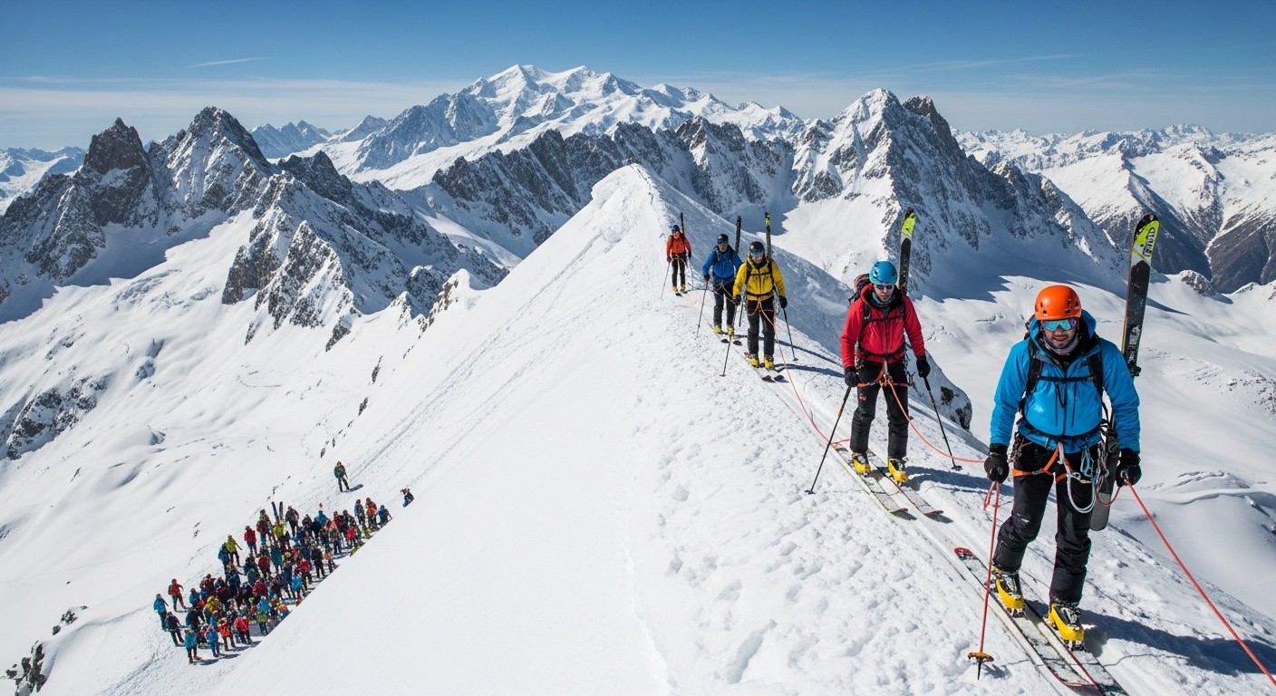 Découvrez la Pierra Menta 2026, course mythique de ski alpinisme aux 10 000 m de dénivelé. Ambiance folle digne du Tour, victoire d'Emily Harrop et Margot Ravinel post-JO Milan-Cortina.