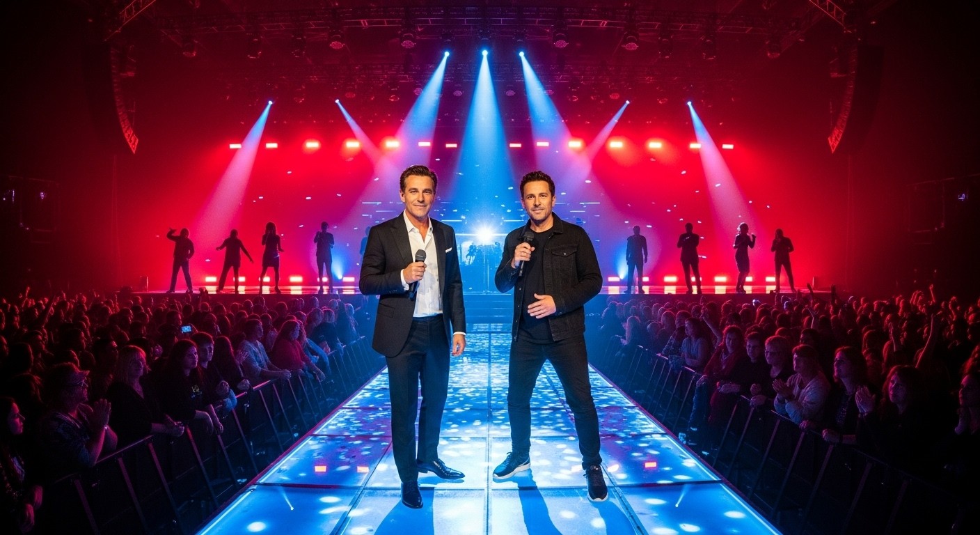 Découvrez le show inattendu de Pierre Niney et Loris Giuliano à l'Accor Arena : invités surprises, humour, musique et ambiance électrique devant 15 000 fans. Un événement unique et mémorable !