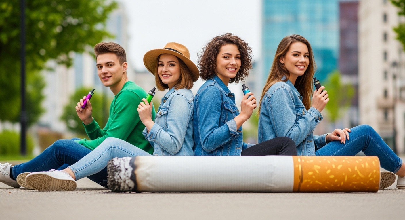 La cigarette perd du terrain chez les jeunes Français : ringarde, coûteuse et démodée, elle cède la place au vapotage. Découvrez pourquoi ce désamour change tout.