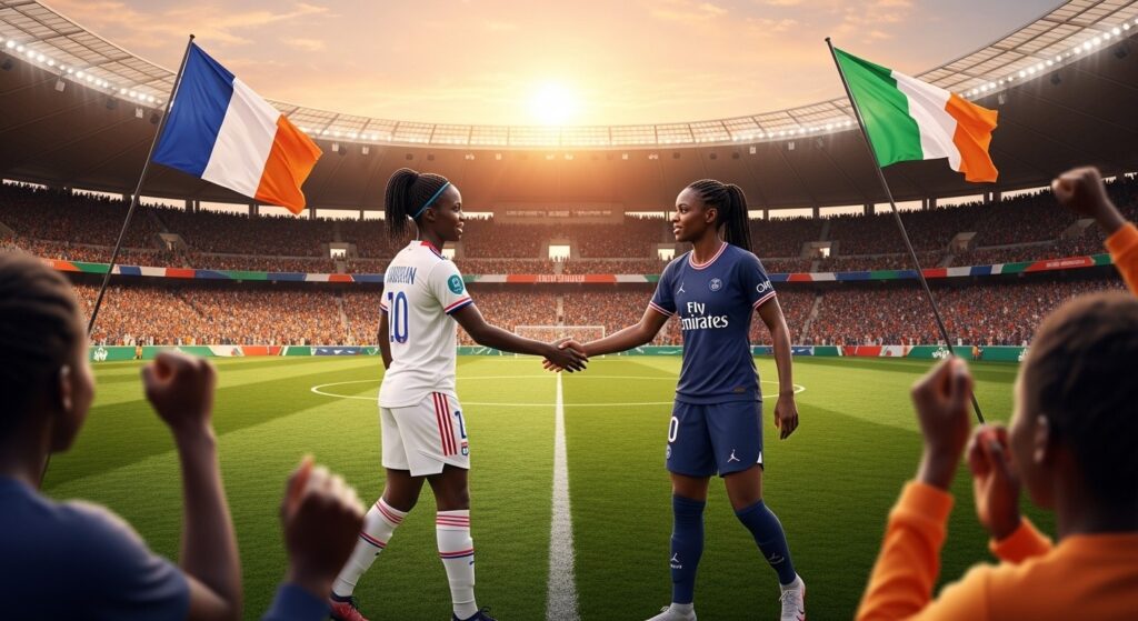Pourquoi la Finale OL-PSG Féminin se Joue en Côte d’Ivoire ?
