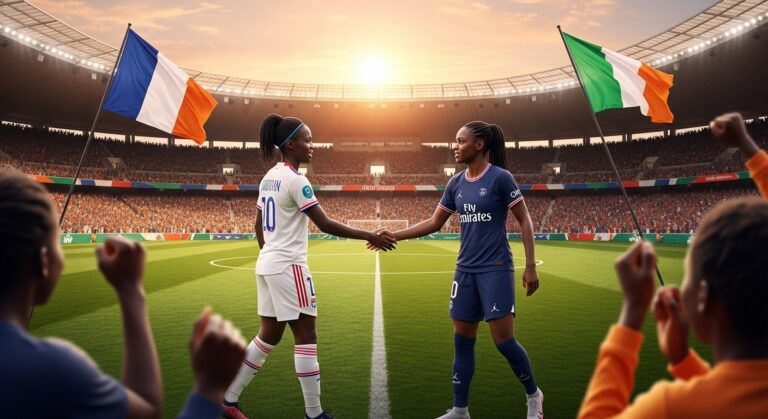 Pourquoi la Finale OL-PSG Féminin se Joue en Côte d’Ivoire ?