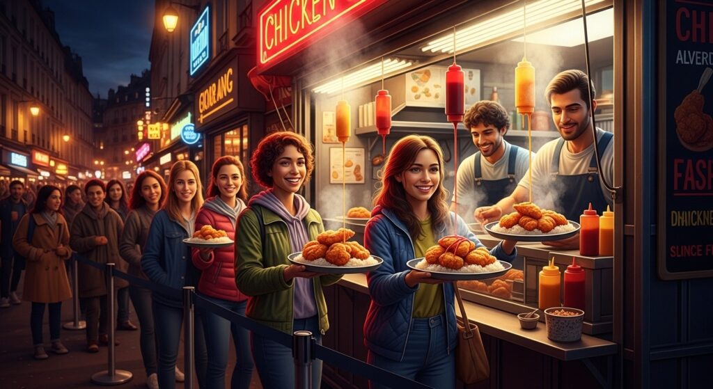 Pourquoi le Poulet Domine la Street Food à Paris