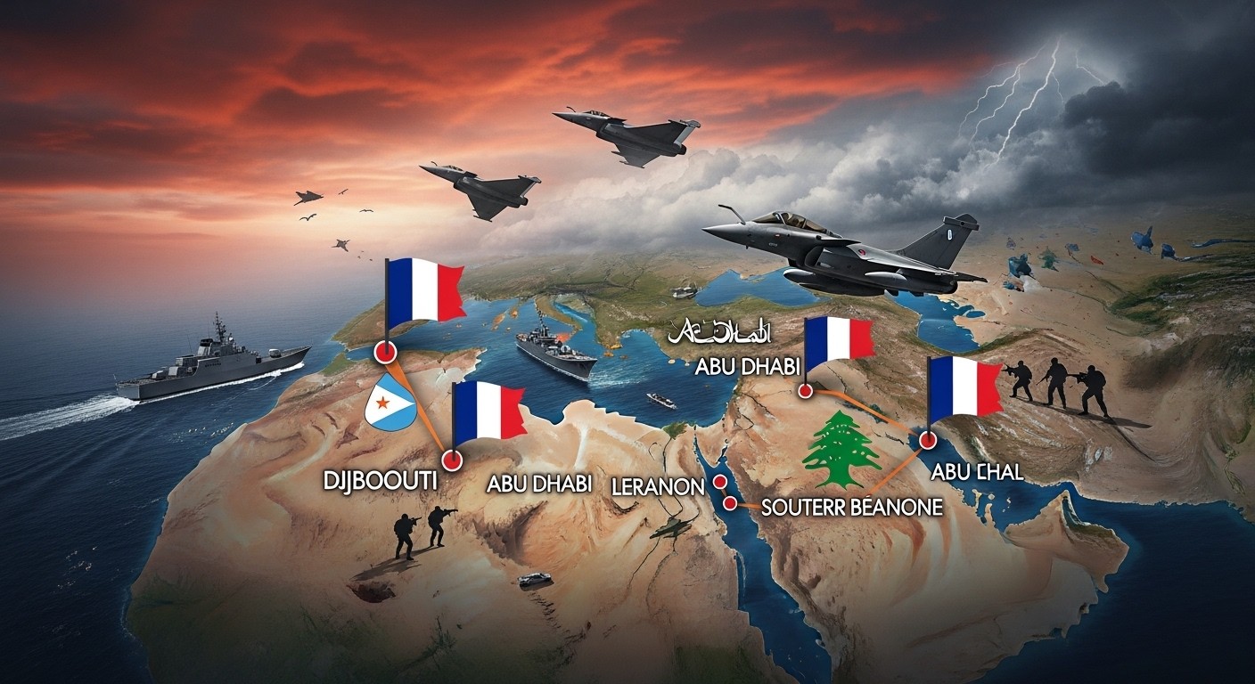 Découvrez où sont déployés les près de 5 000 militaires français au Moyen-Orient : Djibouti, Émirats, Liban, Irak. Bases stratégiques et renforcement face aux menaces actuelles.
