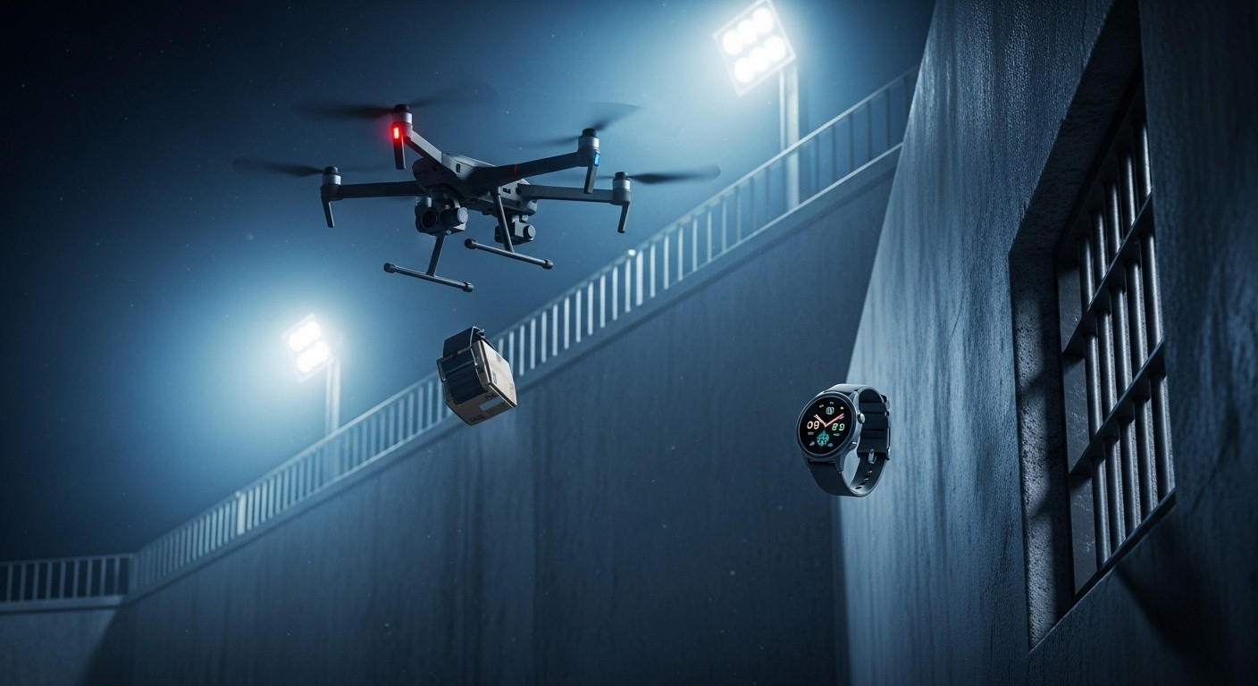 Découvrez comment un trafic ingénieux de drones et montres connectées infiltre les prisons françaises, transformant les cellules en zones de commerce. Un business audacieux qui défie la sécurité carcérale.